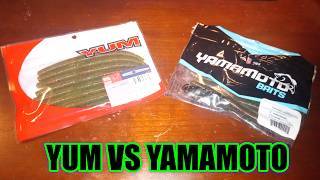 Yamamoto Senko vs. Yum Dinger stick bait comparison
